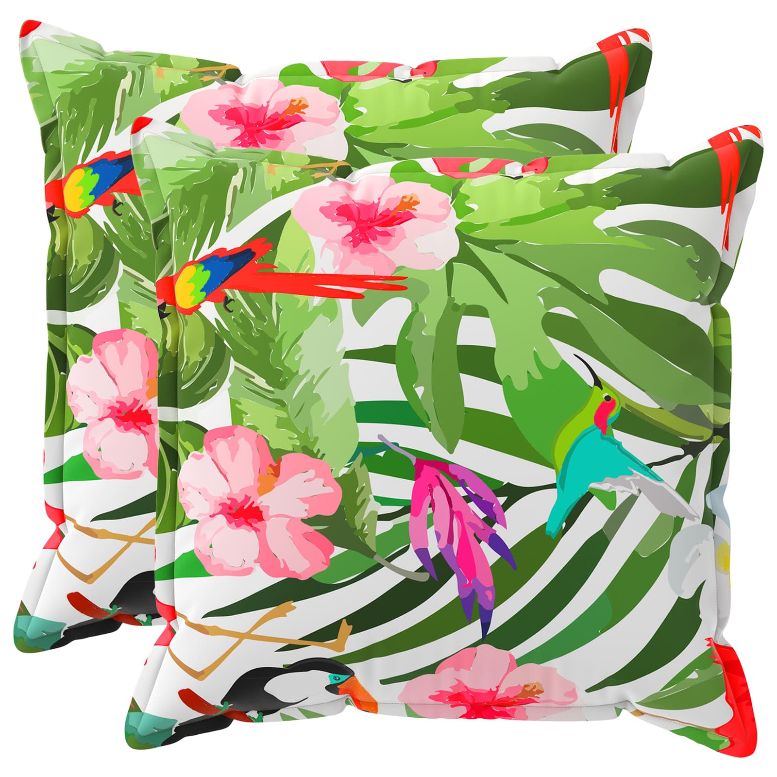 Kussensloop 2 st HOUTEN Zwart 55 x 55 cm Polyester