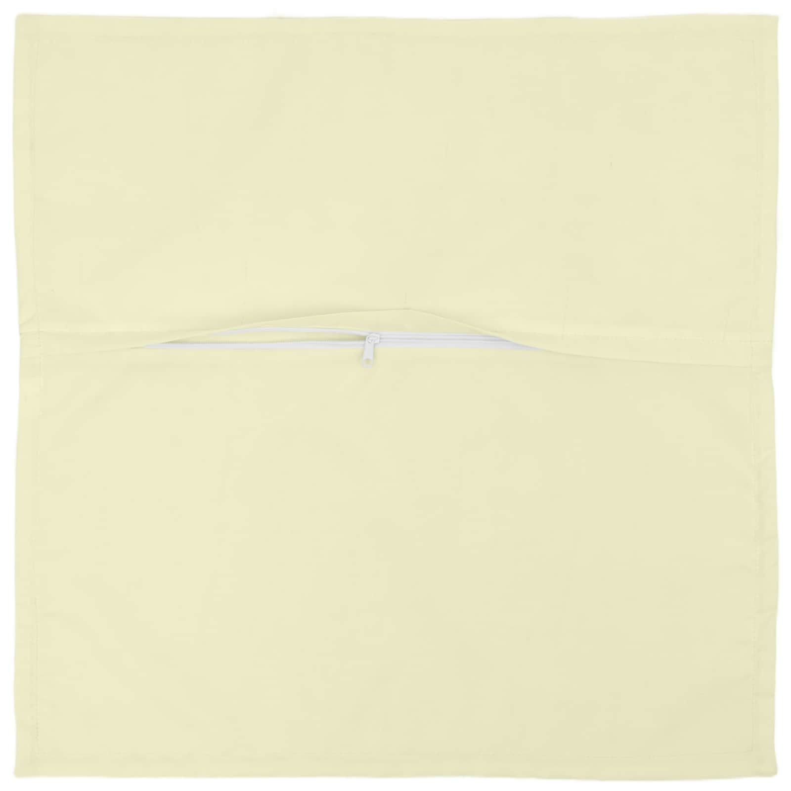 Kussensloop 2 st HOUTEN Crèmekleurig 55 x 55 cm Polyester