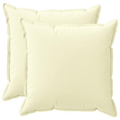 Kussensloop 2 st HOUTEN Crèmekleurig 55 x 55 cm Polyester