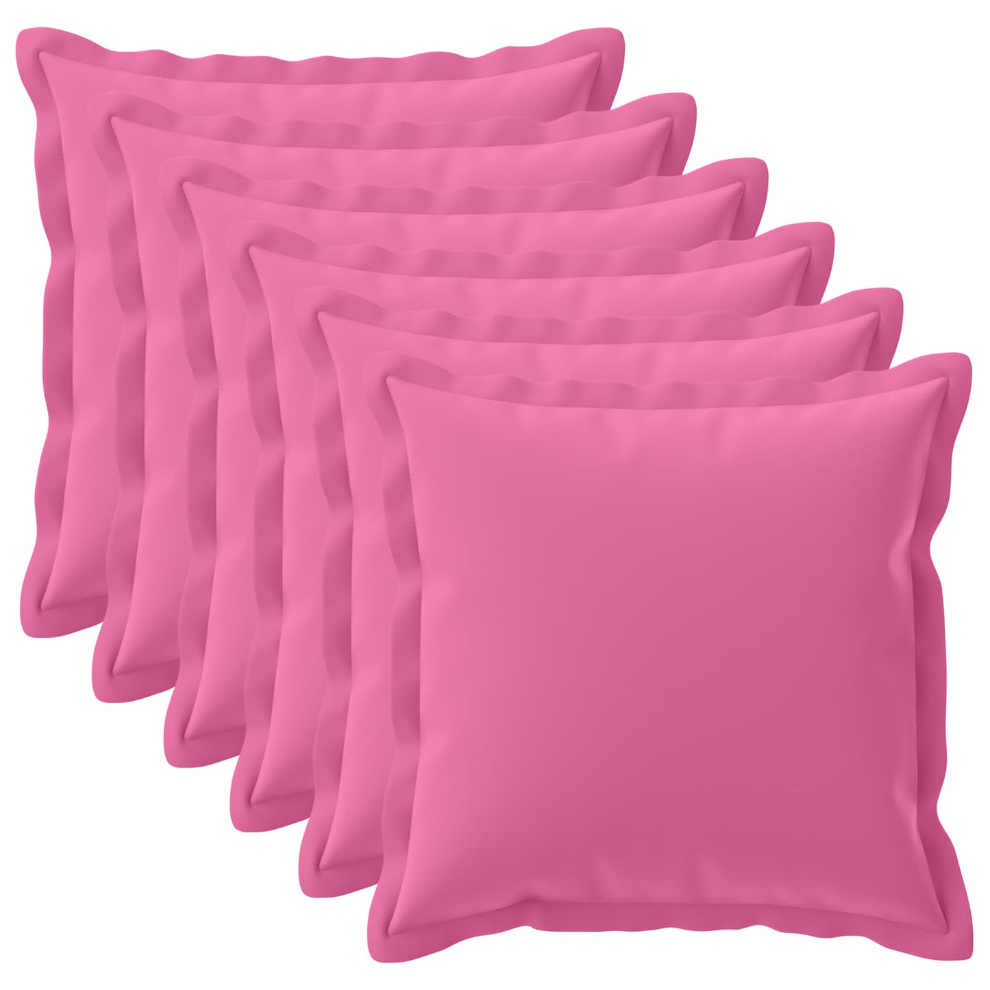 Kussensloop 6 st HOUTEN Roze 55 x 55 cm Polyester
