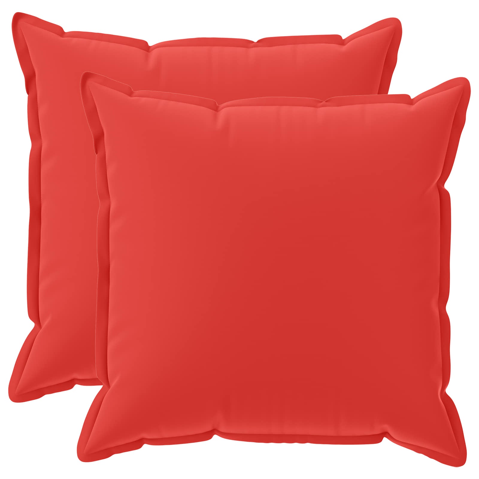 Kussensloop 2 st HOUTEN Rood 55 x 55 cm Polyester