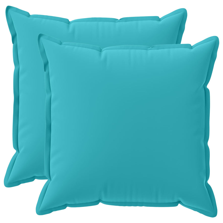 Kussensloop 2 st HOUTEN Turquoise 55 x 55 cm Polyester