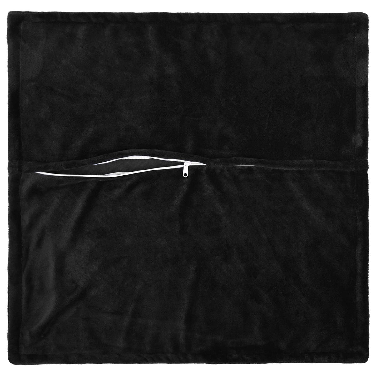 Kussensloop 2 pcs HOUTEN Zwart 55 x 55 cm Flanel