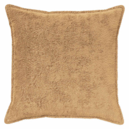 Kussensloop 2 st HOUTEN Taupe 55 x 55 cm Nep Konijnenbont