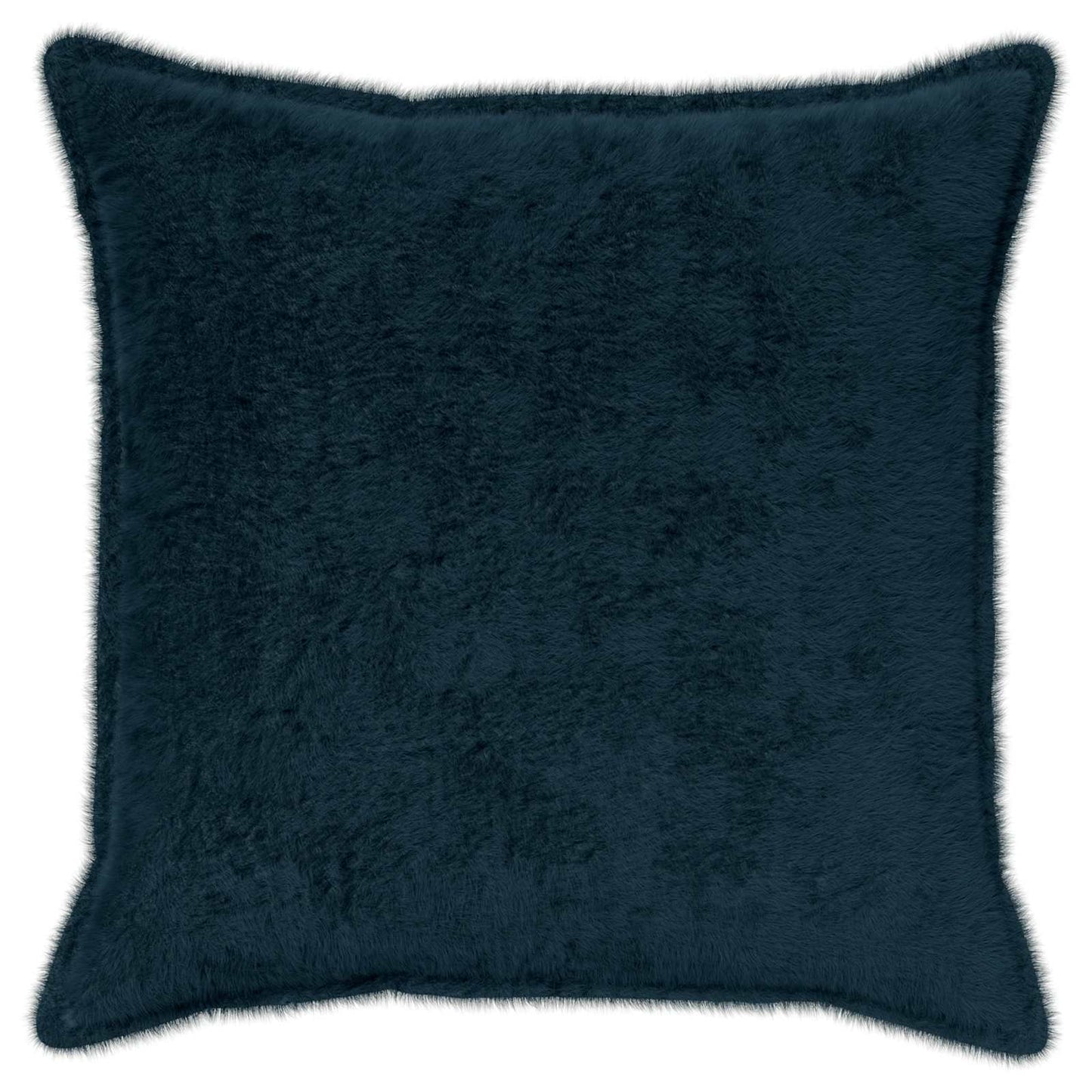 Kussensloop 2 st HOUTEN Marineblauw 55 x 55 cm Nep Konijnenbont
