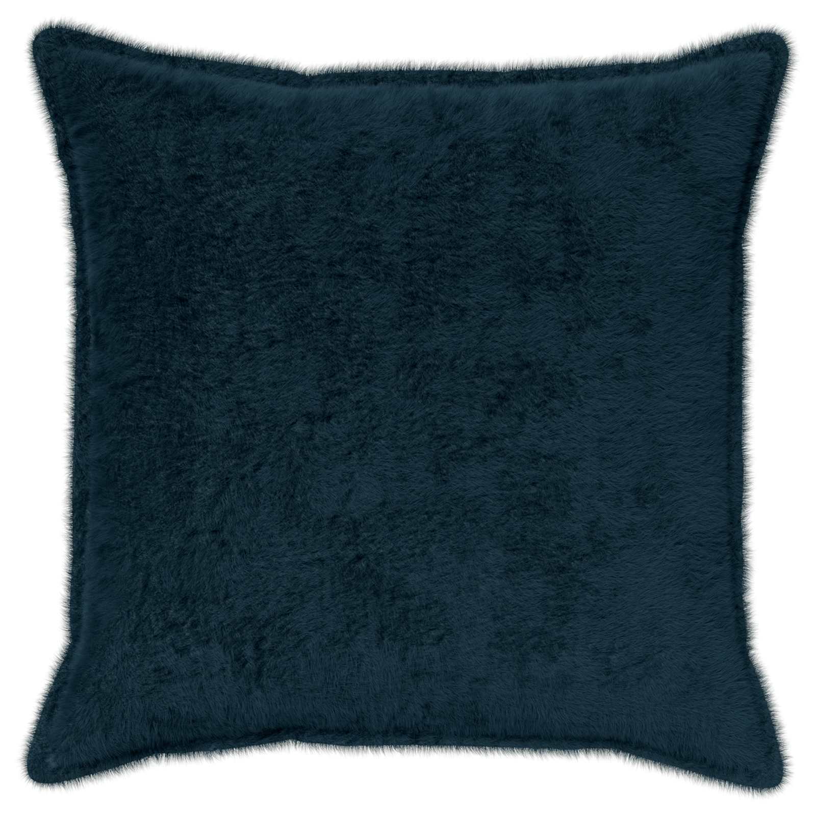 Kussensloop 2 st HOUTEN Marineblauw 55 x 55 cm Nep Konijnenbont