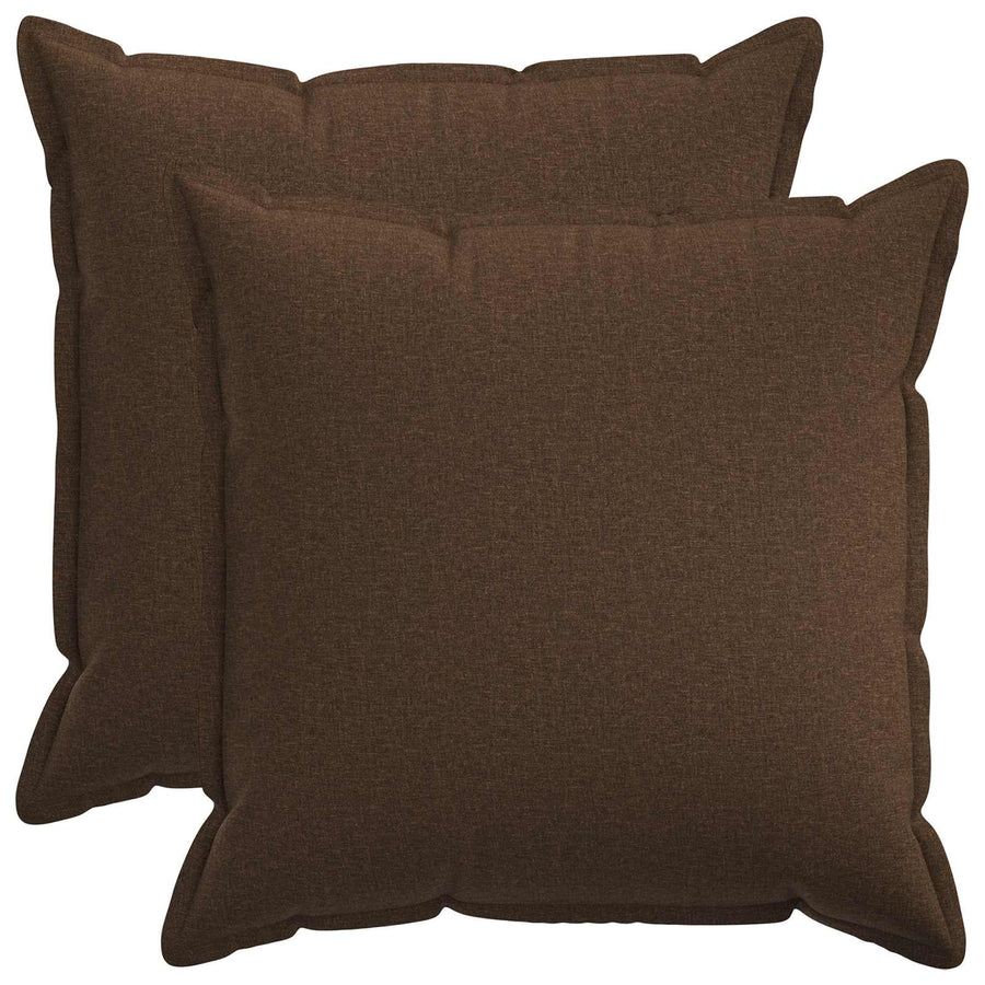 Kussensloop 2 pcs HOUTEN Bruin 60 x 60 cm Faux Linnen