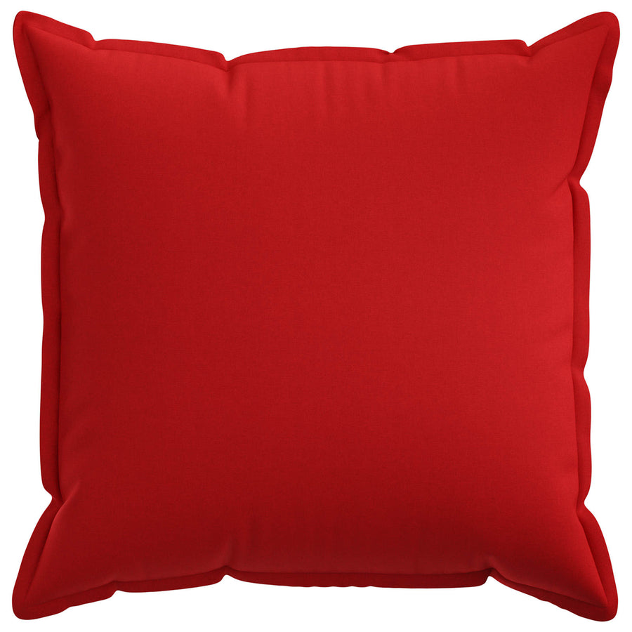 Kussensloop 2 pcs HOUTEN Rood 60 x 60 cm Faux Linnen