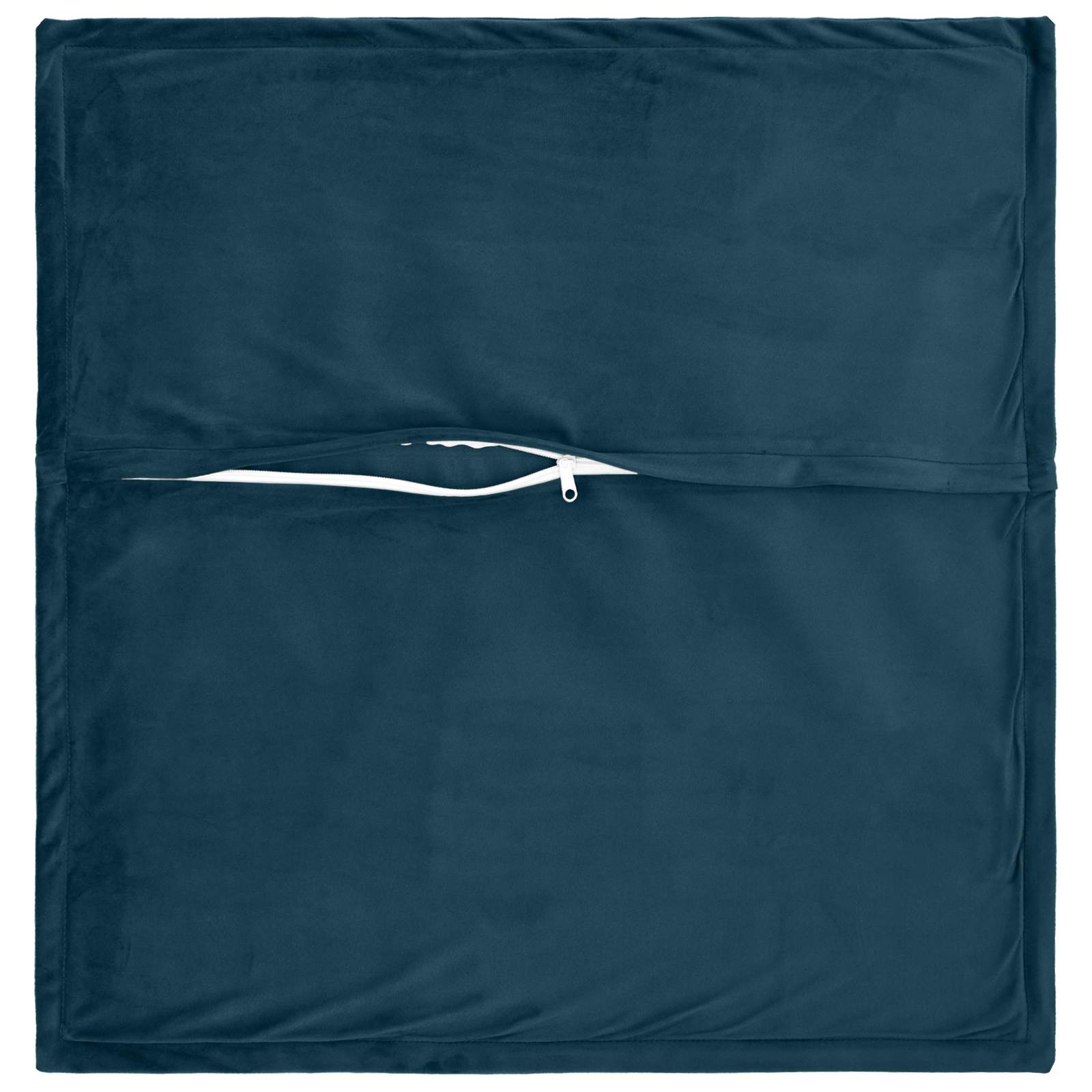 Kussensloop 6 pcs HOUTEN Blauw 60 x 60 cm Fluweel
