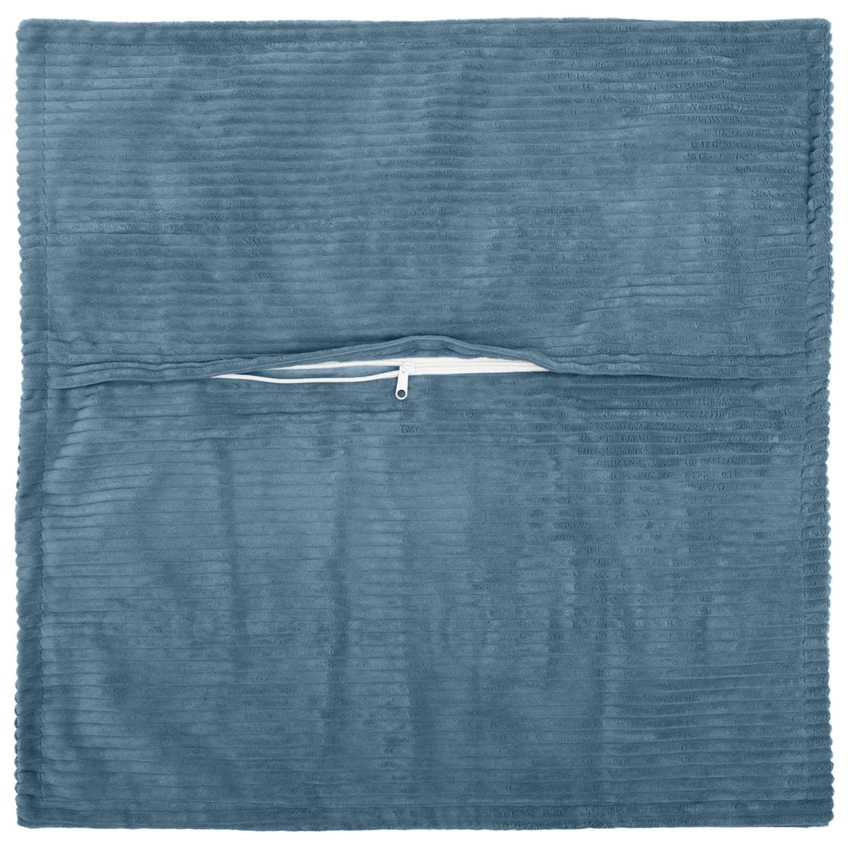 Kussensloop 2 st HOUTEN Blauw 60 x 60 cm corduroy
