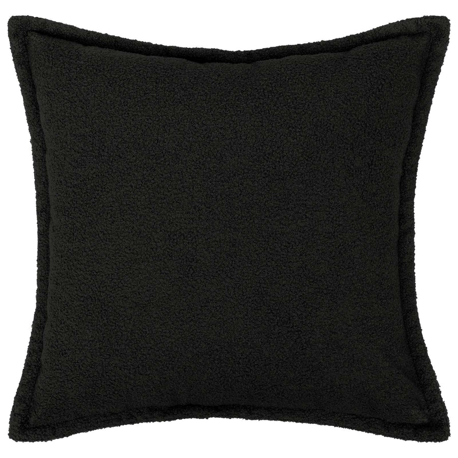 Kussensloop 2 pcs HOUTEN Zwart 60 x 60 cm Bouclé