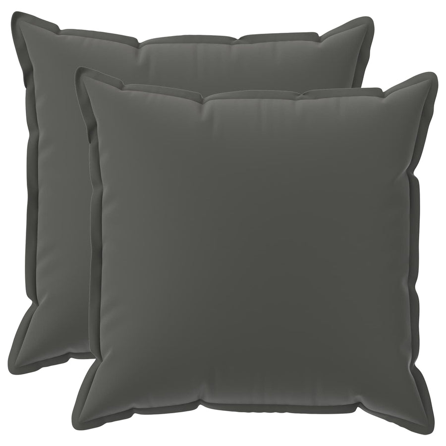 Kussensloop 2 st HOUTEN Antraciet 60 x 60 cm Polyester