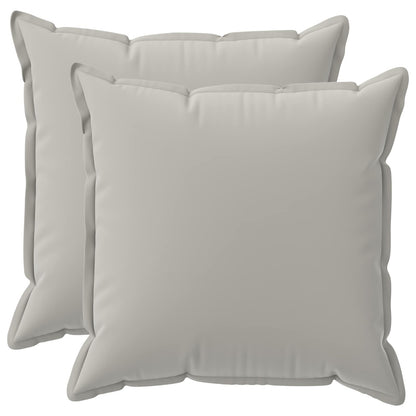 Kussensloop 2 st HOUTEN Grijs 60 x 60 cm Polyester