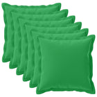 Kussensloop 6 st HOUTEN Groen 60 x 60 cm Polyester