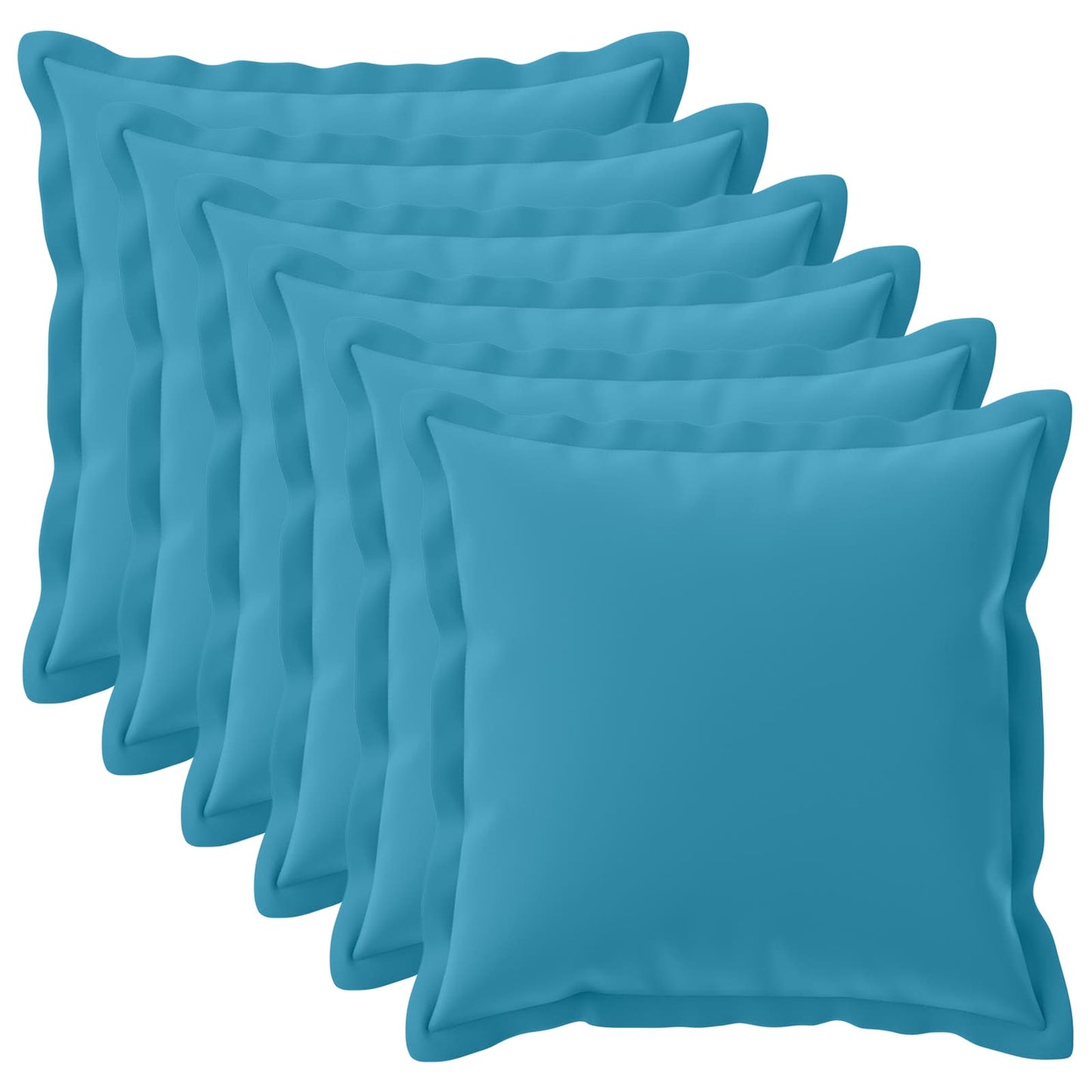 Kussensloop 6 st HOUTEN Lichtblauw 60 x 60 cm Polyester
