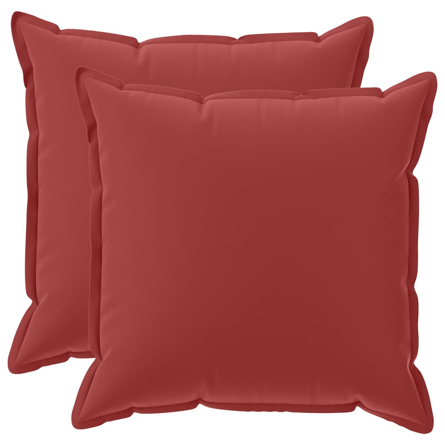 Kussensloop 2 st HOUTEN Wijnrood 60 x 60 cm Polyester