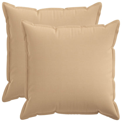 Kussensloop 2 pcs HOUTEN Crèmekleurig 65 x 65 cm Faux Linnen