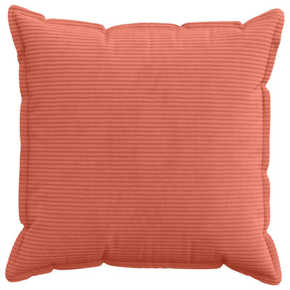 Kussensloop 6 st HOUTEN Rood-oranje 65 x 65 cm corduroy