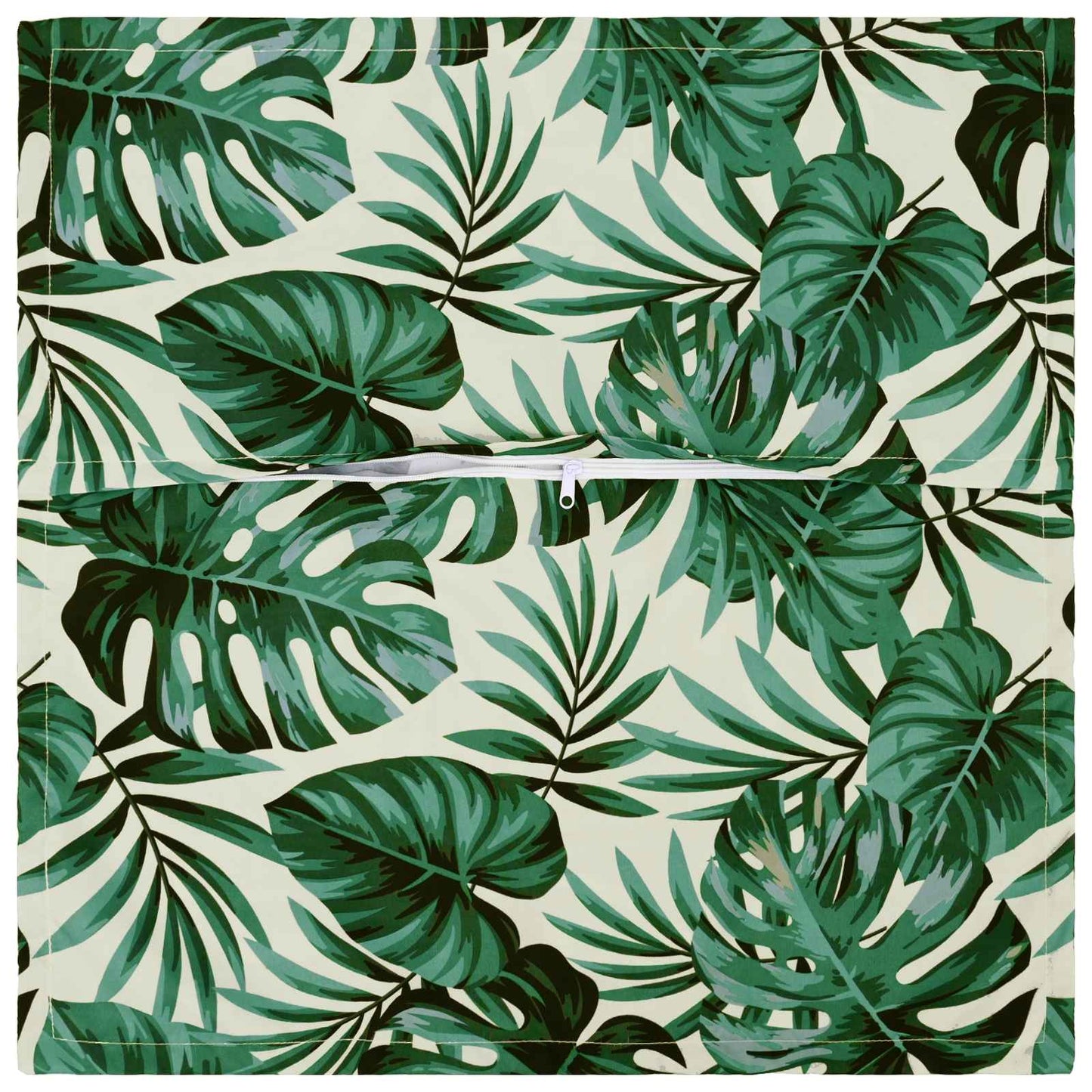 Kussensloop 2 st HOUTEN Bladpatroon 65 x 65 cm Polyester