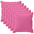 Kussensloop 6 st HOUTEN Roze 65 x 65 cm Polyester