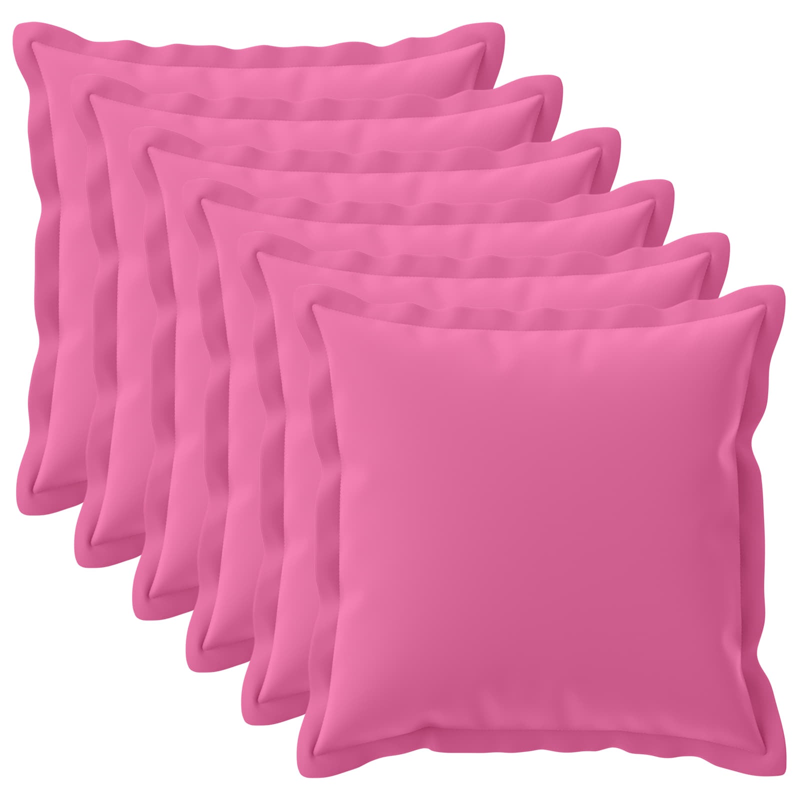 Kussensloop 6 st HOUTEN Roze 65 x 65 cm Polyester