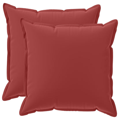Kussensloop 2 st HOUTEN Wijnrood 65 x 65 cm Polyester
