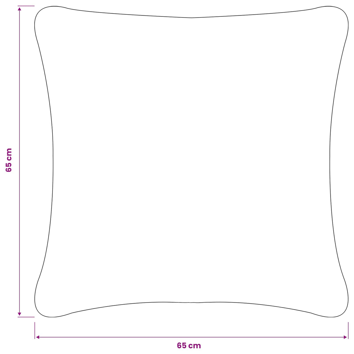 Kussensloop 6 pcs HOUTEN Donkergroen 65 x 65 cm Bouclé