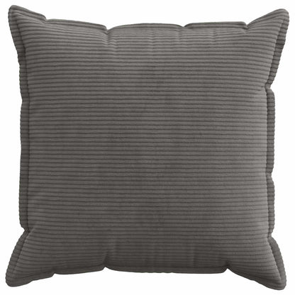 Kussensloop 6 st HOUTEN Donkergrijs 70 x 70 cm corduroy