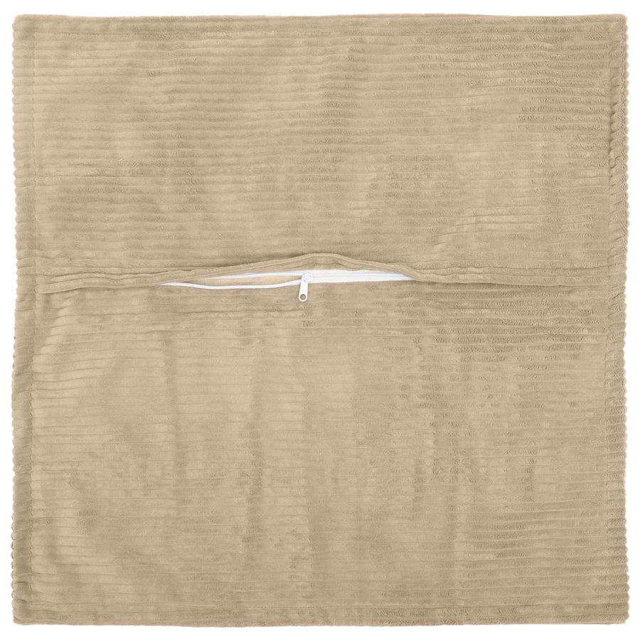 Kussensloop 6 st HOUTEN Taupe 70 x 70 cm corduroy