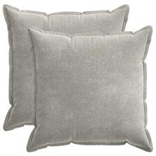 Kussensloop 2 st HOUTEN Lichtgrijs 70 x 70 cm Chenille Stof