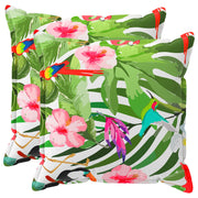 Kussensloop 70x70 cm zwart 2 stuks polyester