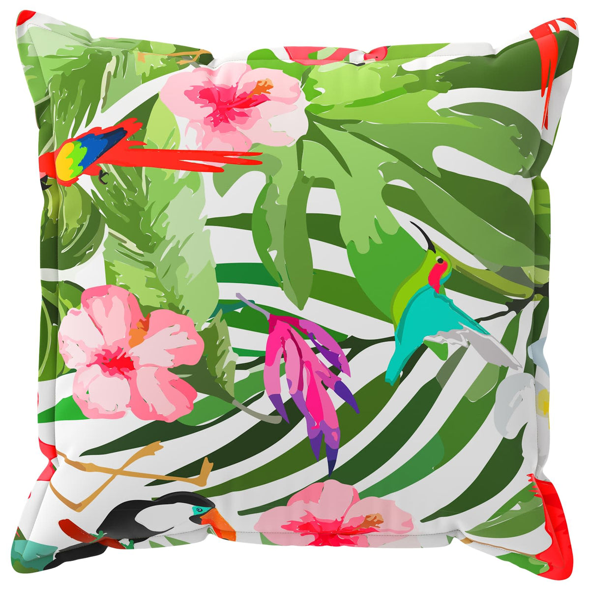 Kussensloop 6 st HOUTEN Zwart 70 x 70 cm Polyester