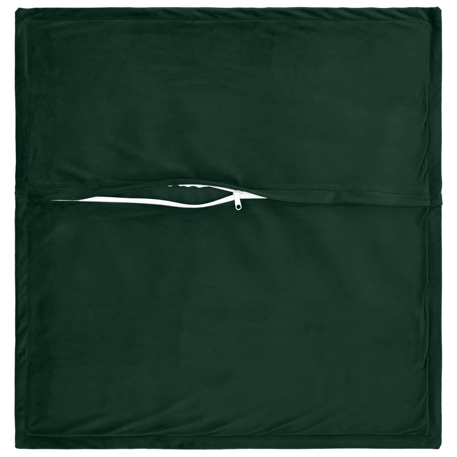 Kussensloop 6 pcs HOUTEN Donkergroen 80 x 80 cm Fluweel