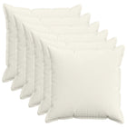 Kussensloop 80x80 cm crèmekleurig corduroy set van 6