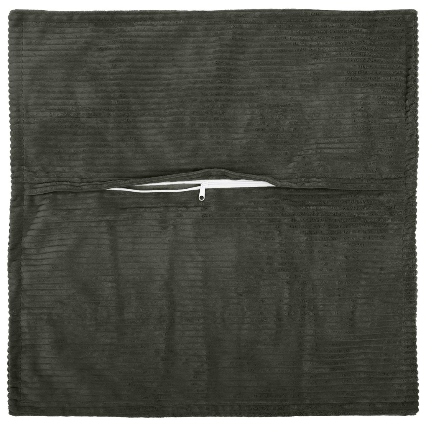 Kussensloop 2 st HOUTEN Antraciet 80 x 80 cm corduroy
