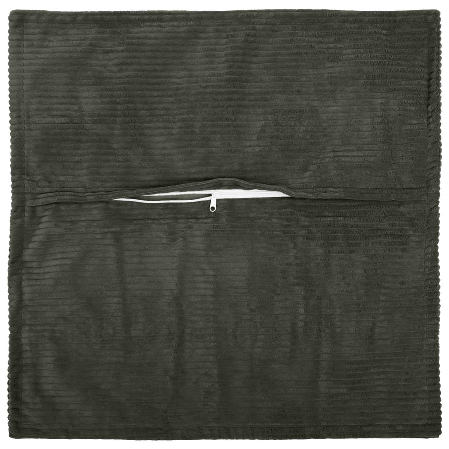 Kussensloop 2 st HOUTEN Antraciet 80 x 80 cm corduroy