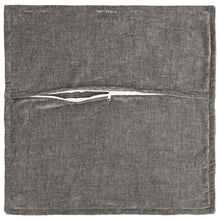 Kussensloop 2 st HOUTEN Donkergrijs 80 x 80 cm Chenille Stof