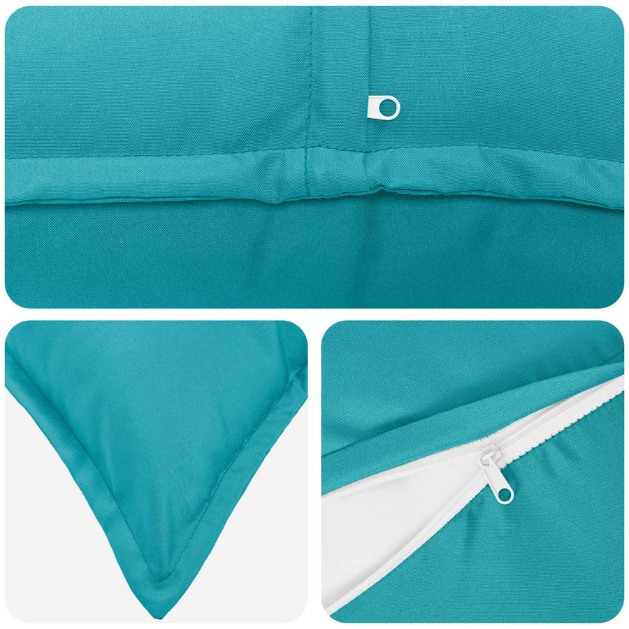 Kussensloop 6 st HOUTEN Turquoise 80 x 80 cm Polyester