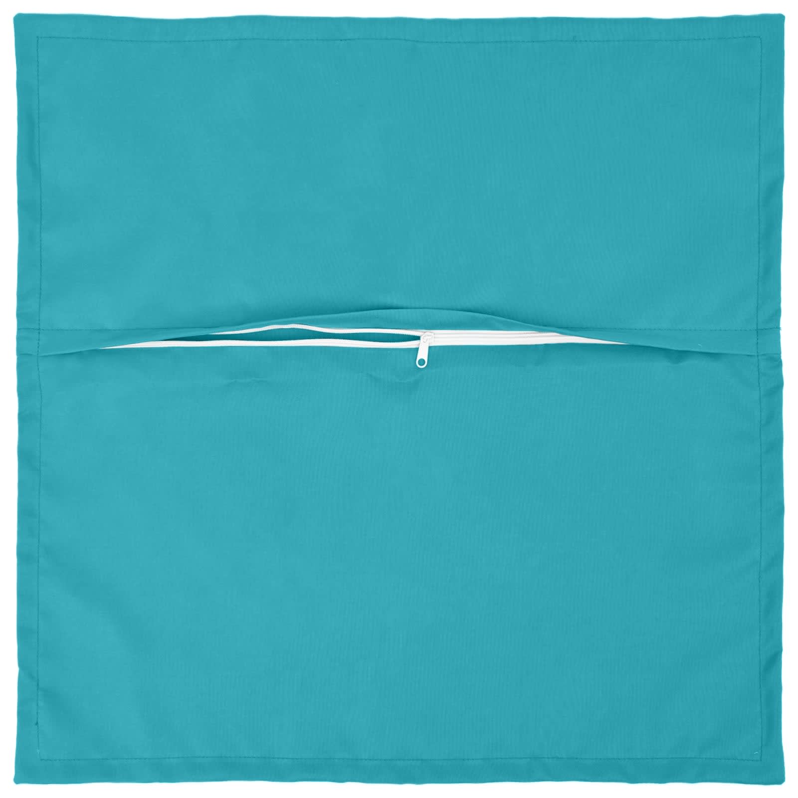 Kussensloop 6 st HOUTEN Turquoise 80 x 80 cm Polyester