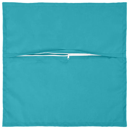 Kussensloop 6 st HOUTEN Turquoise 80 x 80 cm Polyester