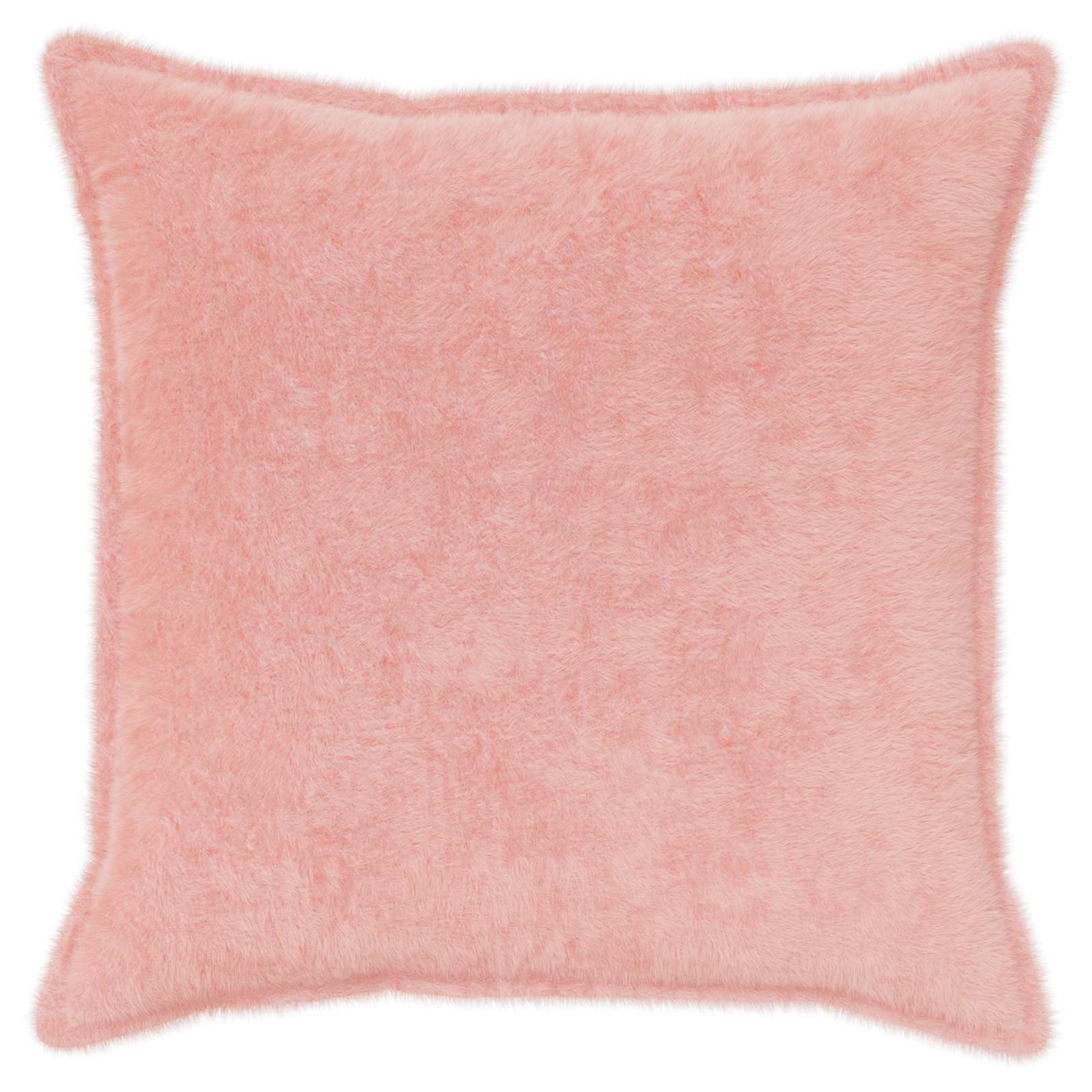 Kussensloop 6 st HOUTEN Roze 80 x 80 cm Nep Konijnenbont
