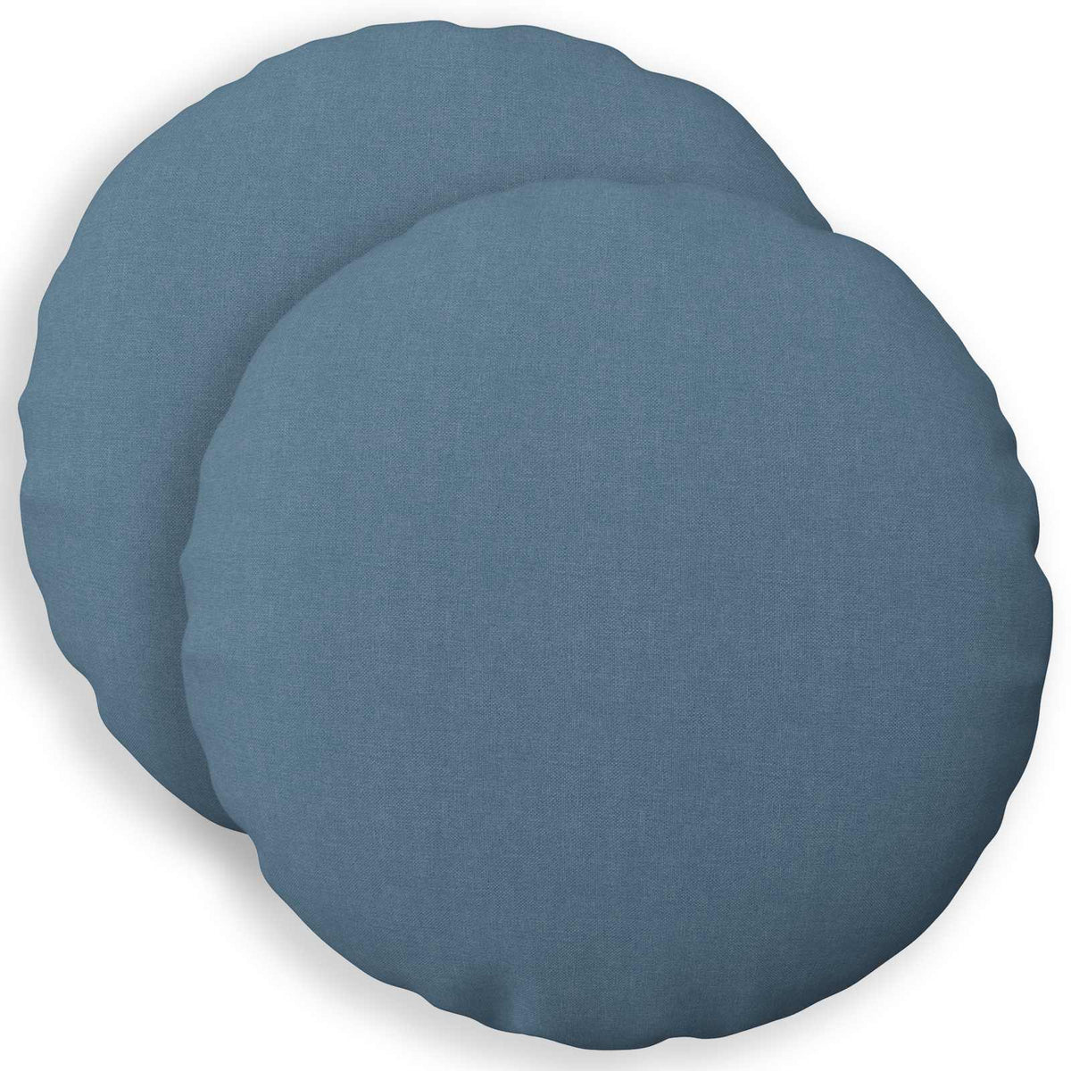 Kussensloop 2 st HEERLEN Jeans Blauw Ø 30 cm Stof