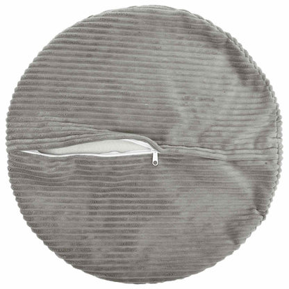 Kussensloop 6 pcs HEERLEN Lichtgrijs Ø 30 cm corduroy