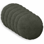 Kussensloop 30 cm antraciet corduroy set van 6