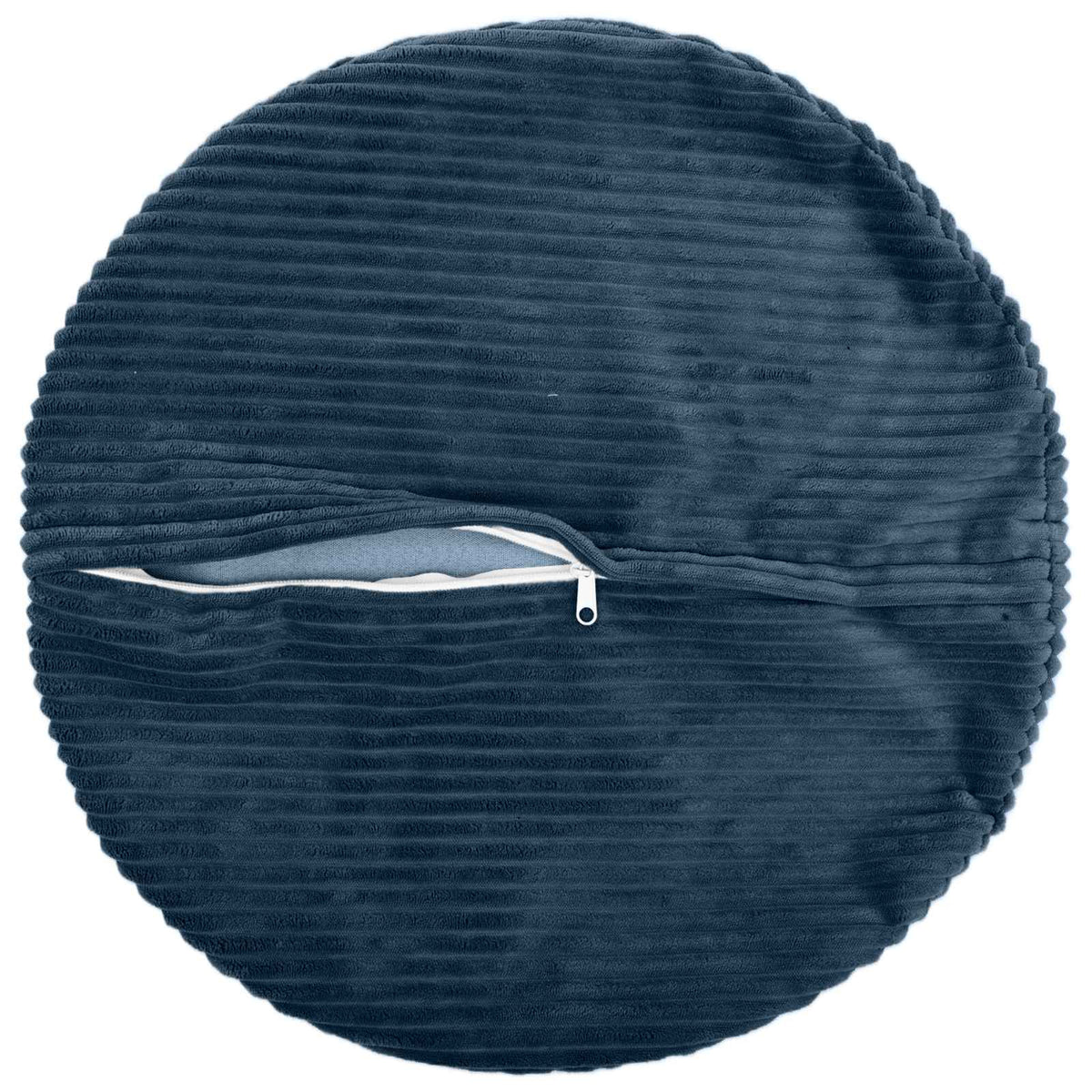 Kussensloop 2 pcs HEERLEN Marineblauw Ø 30 cm corduroy