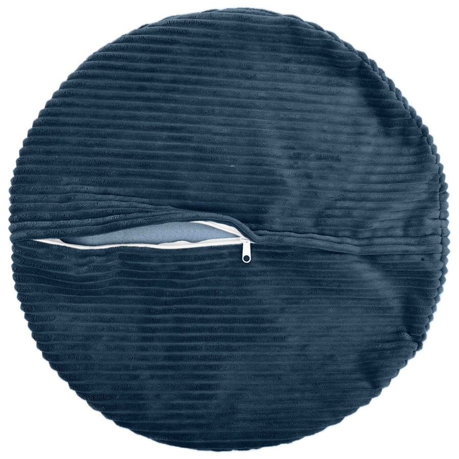 Kussensloop 2 pcs HEERLEN Marineblauw Ø 30 cm corduroy
