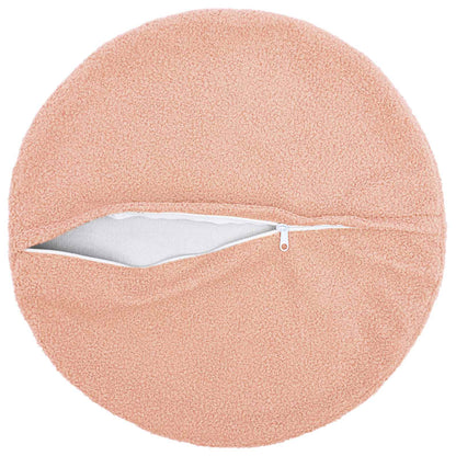 Kussensloop 6 pcs HEERLEN Roze Ø 30 cm Bouclé