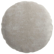 Kussensloop 6 st HEERLEN Lichtgrijs Ø 30 cm Chenille Stof