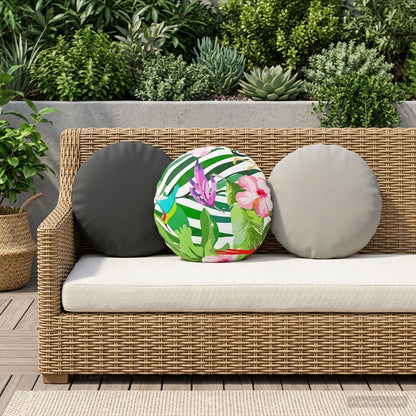 Kussensloop 6 pcs HEERLEN Antraciet Ø 30 cm Polyester