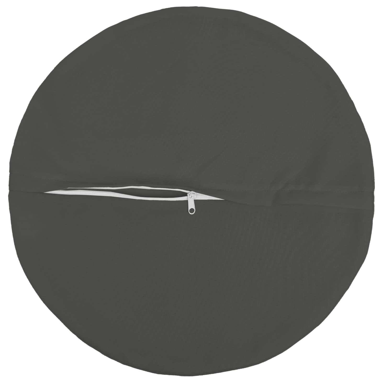 Kussensloop 6 pcs HEERLEN Antraciet Ø 30 cm Polyester